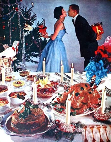 Magdorable Margriet Dutch December 1957 Christmas Dinner Vintage Christmas Retro Christmas