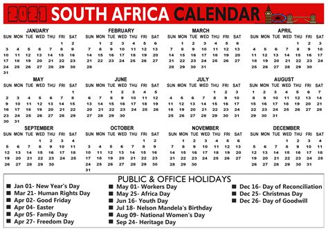 South Africa 2023 Calendar With Public Holidays Calendar 2023 January
