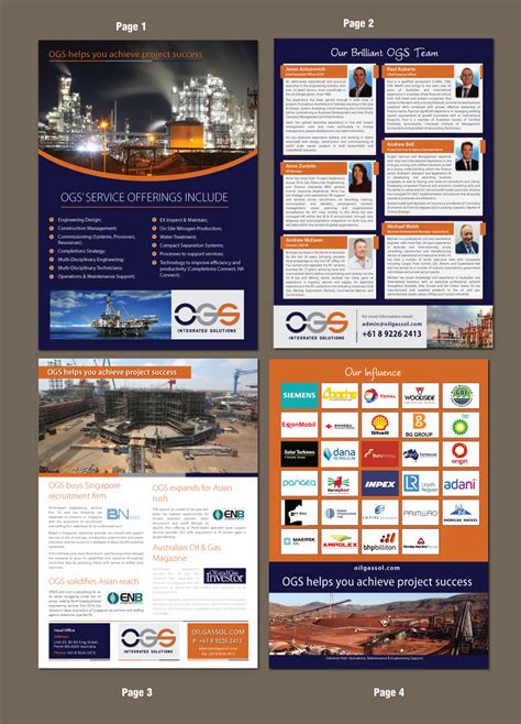 Professional Bold Oil And Gas Flyer Design For Oil And Gas Solutions
