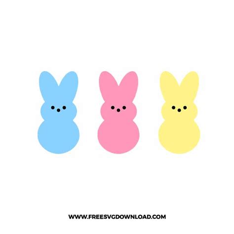 Easter Peeps SVG & PNG free Easter cut files | Free SVG Download