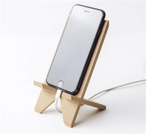 Brown Mount Type Wooden Mobile Stand For Individual Size Medium Rs