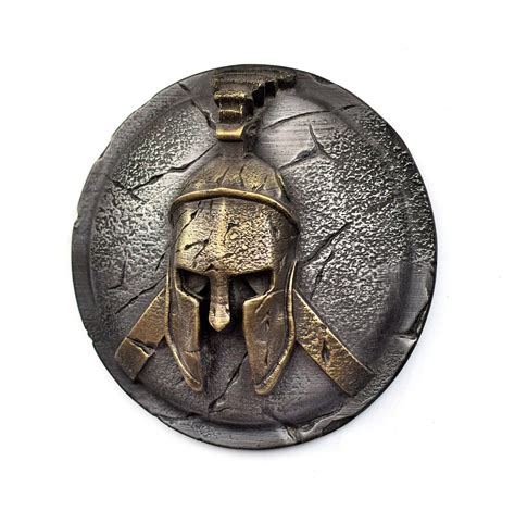 Hoplite Greek Shield Corinthian Helmet Wall Decor Spartan Etsy UK