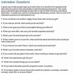 beat ice breaker questions for dating section 12.3 dating with radioactivity answer key