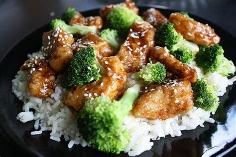 The chicken is prepared in. EsyRecipes: Chinese Chicken and Broccoli Recipe