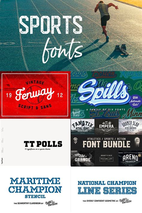 The Best Sports Fonts For Athletic Gym And College Designs Sports
