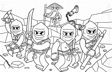 Desene Cu Lego Ninjago De Colorat Planșe și Imagini De Colorat Cu Lego Ninjago