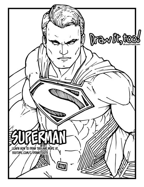 Hence, we've got our readers some fresh and exclusive free printable marvel black panther coloring pages. How to Draw SUPERMAN (Justice League) Drawing Tutorial ...