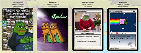 Rare Pepe Wallet Trading Cards Rare Pepe Know Your Meme
