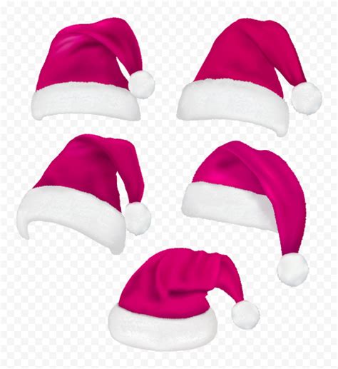 Pink Santa Hat Png And Clipart Images Citypng