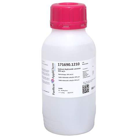 Sodium Hydroxide Solution 30 Wv Itw Reagents