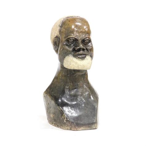 Carved Stone African Bust Of A Man Lot 223 Saturday Estate