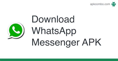 Whatsapp Messenger Apk Android App Free Download