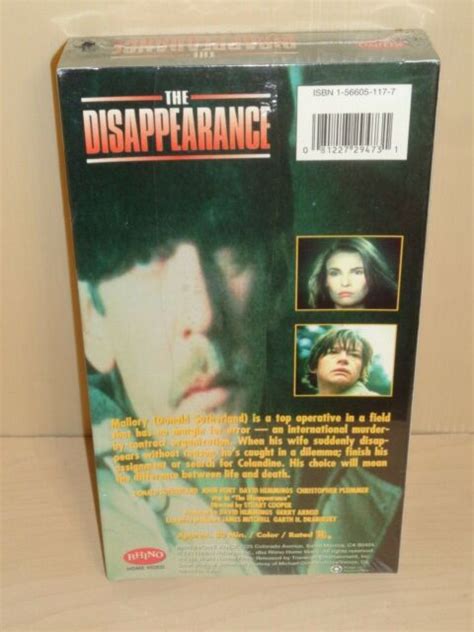 The Disappearance Vhs 1993 For Sale Online Ebay