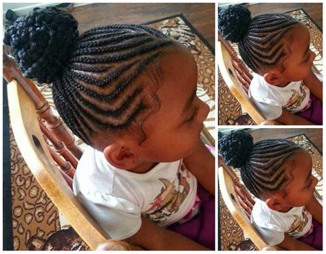 29 Braided Cornrows With Buns For Little Black Girls Afrocosmopolitan