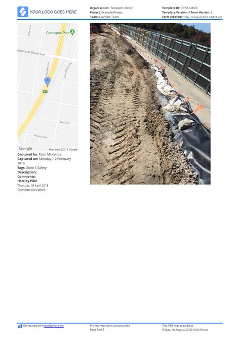 This form is for reporting hazards, complete this form if you notice a hazardous situation. Hazard Report template: Use this smart hazard report ...