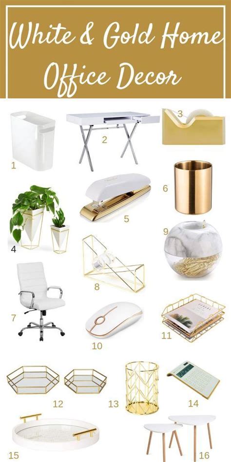 Setting Up A Home Office The Right Way White And Gold Home Office