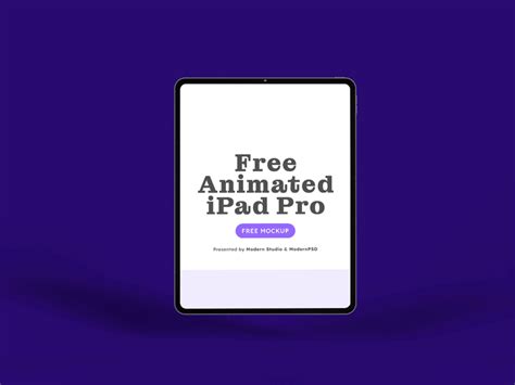 Free Animated Tablet Mockup Designs Themes Templates And Downloadable