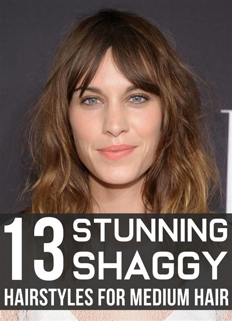 13 stunning shaggy hairstyles for medium hair