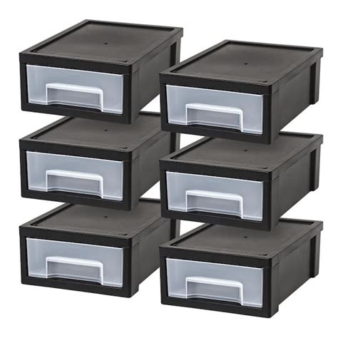 Iris 1 Compartment 1 Drawers Stackable Plastic Drawer In The Storage