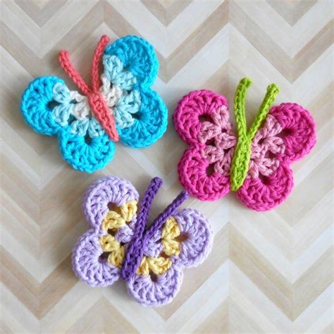 Pdf Butterfly Catalyna Crochet Pattern Etsy Crochet Butterfly
