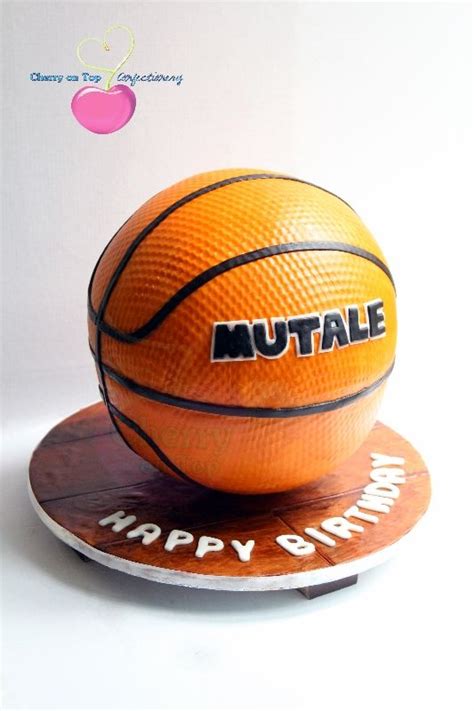 Basketball Cake Sculpted Cakes Basketball Cake Cherry On Top