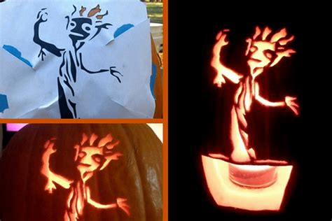Deciders Pop Culture Pumpkin Stencils If You Build Them They Will