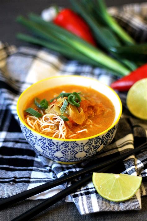 How To Make Asian Comfort Food Coconut Curry Chicken Noodle Soup