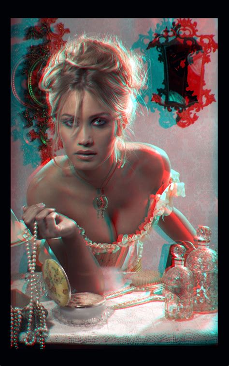 3d Anaglyph Red Blue On Behance