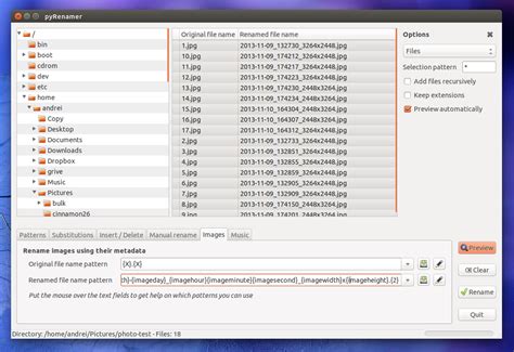 Quickly Batch Rename Files In Linux With These 3 Gui Tools ~ Web Upd8