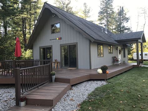 Rent just one or all 3 for a large family or event! Check out this riverside cabin for six people in Traverse ...