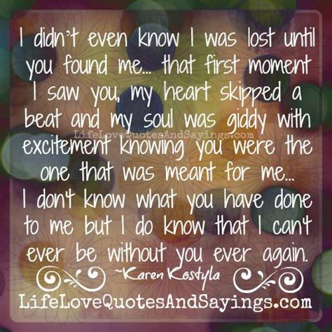 Quotes About Love Lost And Found Again Quotesgram