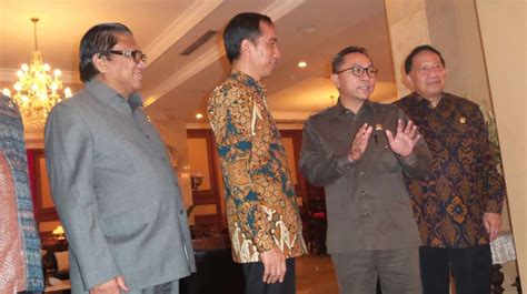 Bahas Pelantikan Pimpinan MPR Temui Jokowi