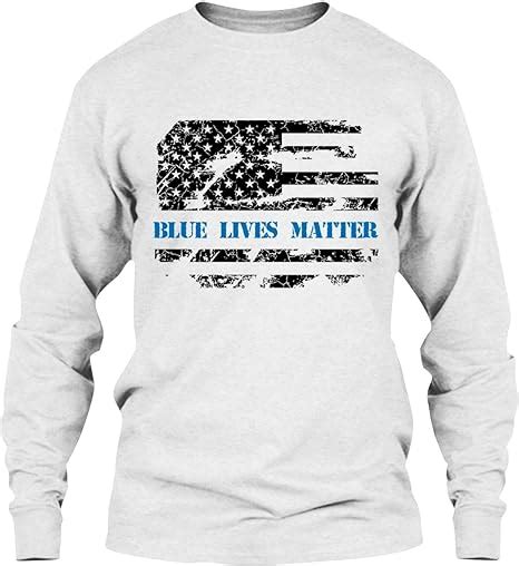 Ezaro Blue Lives Matter T Shirt Blue Lives Matter Flag Cool T Shirts