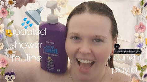 Updated Naked Shower Routine Current Playlist Youtube