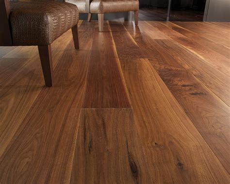 Now, hardwood flooring is great for your home or office; 7.5" Wide Plank Natural American Walnut Engineered Wood ...