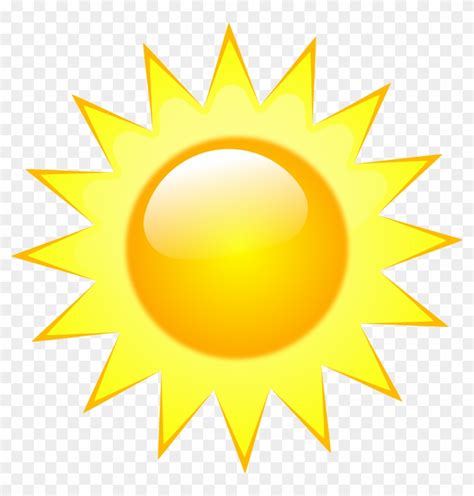 Sunny Weather Symbol Transparent Free Transparent Png Clipart Images