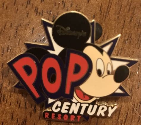Mickey Mouse Disneys Pop Century Resort Pin And Pop