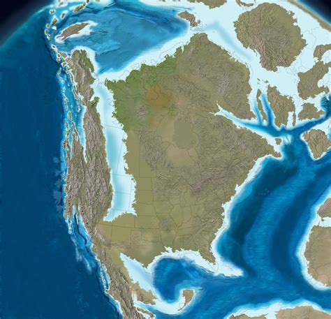 Officialunitedstates Mapsontheweb North America Million Years Ago This Is Fake We Didnt