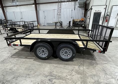 64 X 12 Tandem Dovetail Utility Trailer With 3500 Lb Axles Gorilla