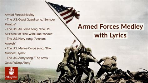 Armed Forces Medley With Lyrics A Tribute To The Armed Services In 4k Resolution Youtube