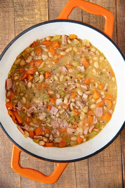 Easy Ham Bone Bean Soup Recipe