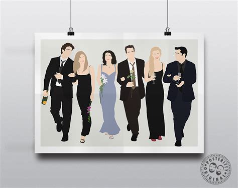 friends minimalist group poster — posteritty