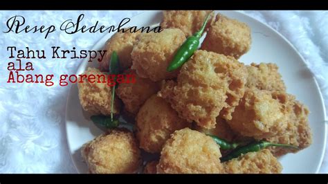 Biasanya nugget terbuat dari ayam saja atau dikombinasikan dengan bahan lain seperti seafood. Cara Membuat Tahu Crispy !! - YouTube