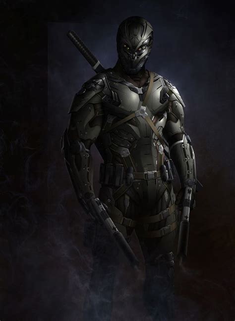 Night Ninja In 2020 Concept Art Characters Armor Concept Character Art