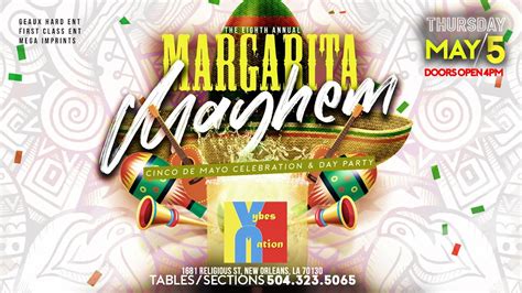 Margarita Mayhem Cinco De Mayo Celebration And Day Party Vybes Nation Nola 30 Sec Youtube