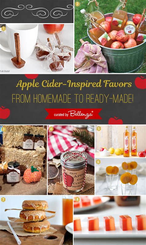 Apple Cider Wedding Favors From Homemade To Ready Made Ideas