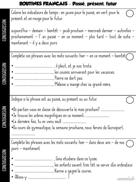 Jul 15, 2021 · grammaire ce2 : CE2/CM1 • Français/Mathématiques • Routines du matin | Exercice de francais cm1, Exercice cm1 ...