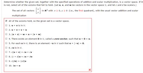 Solved Determine Whether The Given Set Together With The