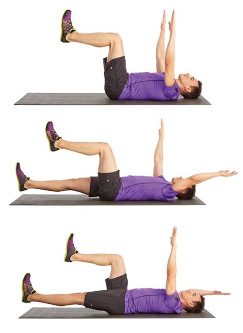 Deadbug Exercise Keep It Easy By Keeping Both Arms Up And