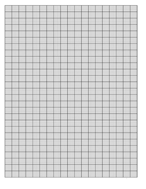 mm  square graph paper